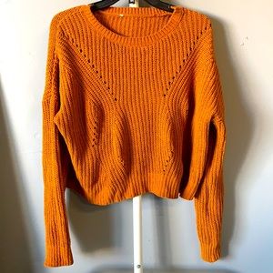 AMBER cropped sweater